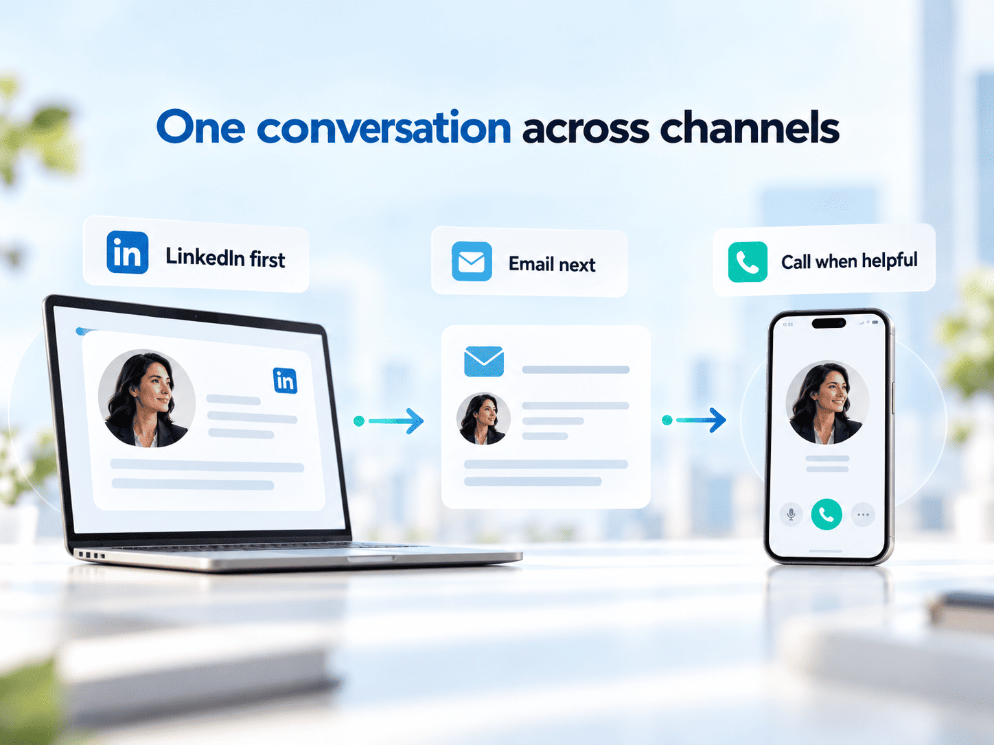 One conversation across channels